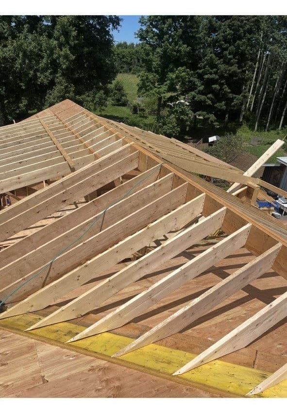 Hand cut roof, Barrie